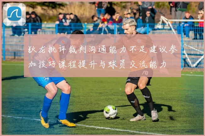 狄龙批评裁判沟通能力不足建议参加技巧课程提升与球员交流能力